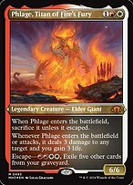 Phlage, Titan of Fire's Fury [Etched Foil]