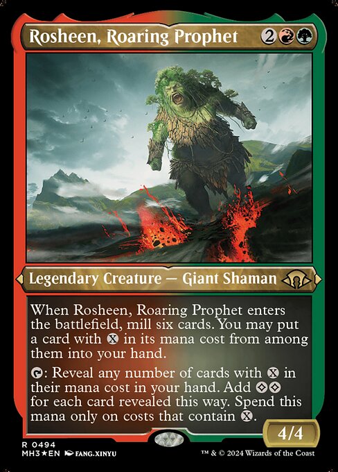 Rosheen, Roaring Prophet [Etched Foil]