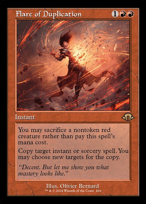 Flare of Duplication [Retro Frame Foil]
