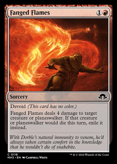 Fanged Flames [Foil]