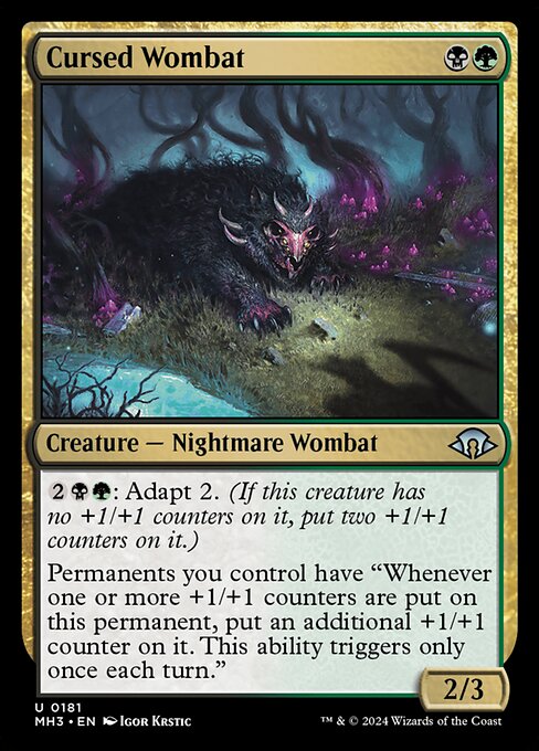 Cursed Wombat [Foil]