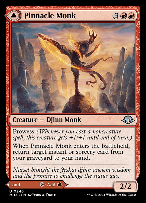 Pinnacle Monk // Mystic Peak [Foil]