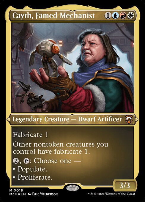 Cayth, Famed Mechanist [Etched Foil]