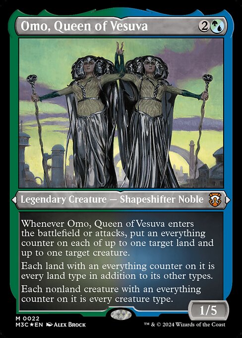 Omo, Queen of Vesuva [Etched Foil]