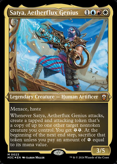 Satya, Aetherflux Genius [Etched Foil]