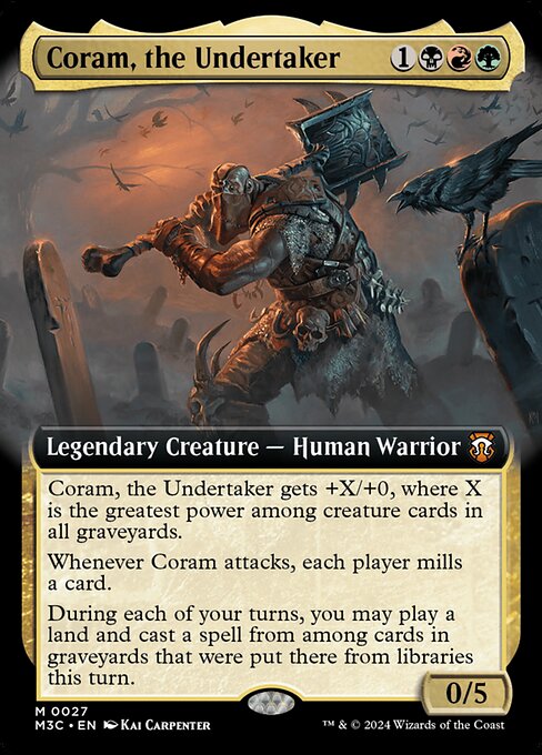 Coram, the Undertaker [Extended Artwork Foil]