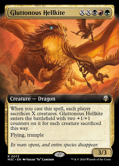 Gluttonous Hellkite [Extended Artwork]