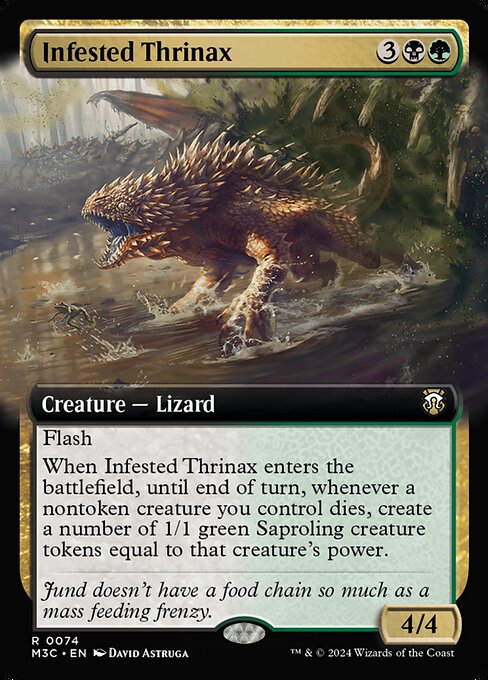 Infested Thrinax [Extended Artwork Foil]