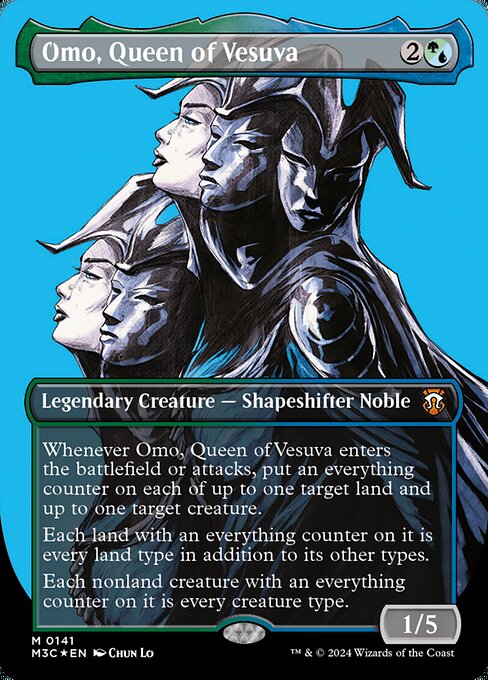 Omo, Queen of Vesuva [Borderless Showcase Foil]