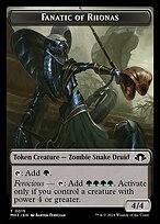Fanatic of Rhonas Token TMH3