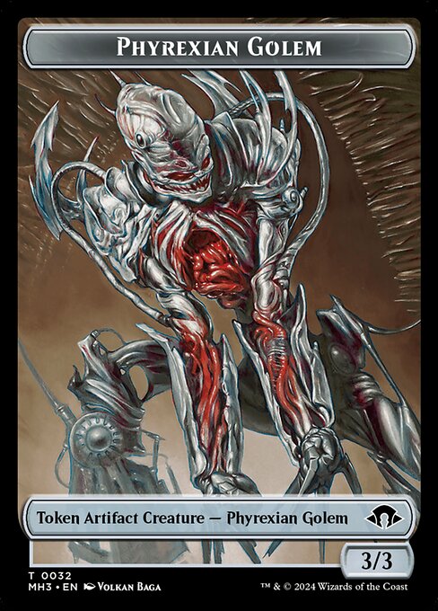 Phyrexian Golem Token TMH3