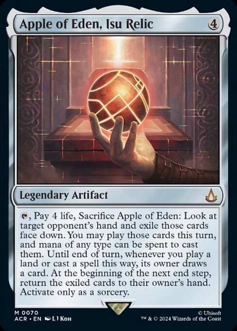 Apple of Eden, Isu Relic [Foil]