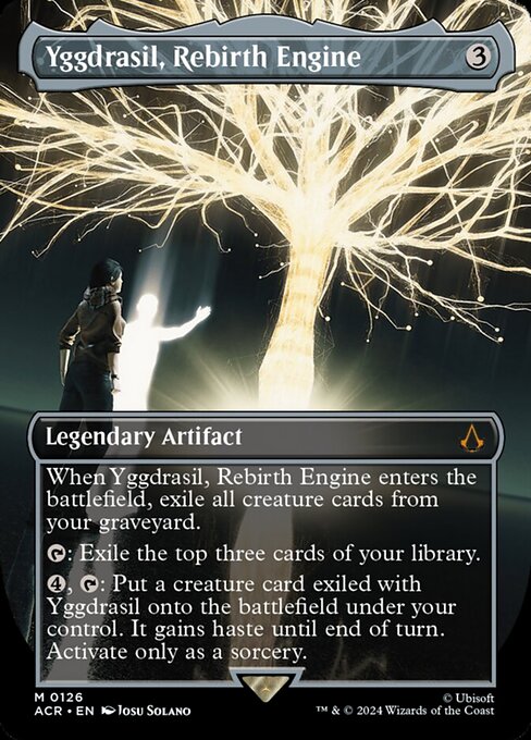 Yggdrasil, Rebirth Engine [Borderless Foil]