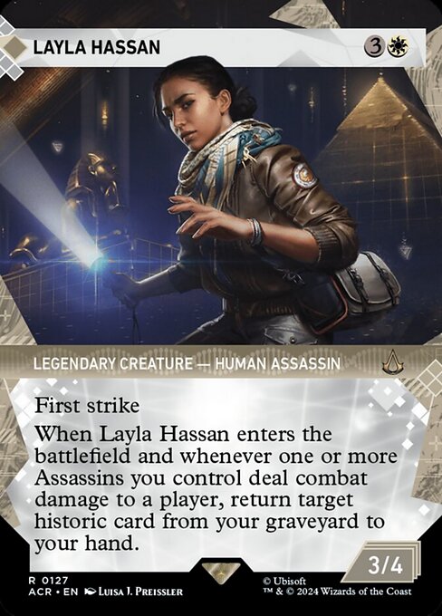 Layla Hassan [Borderless Showcase Foil]