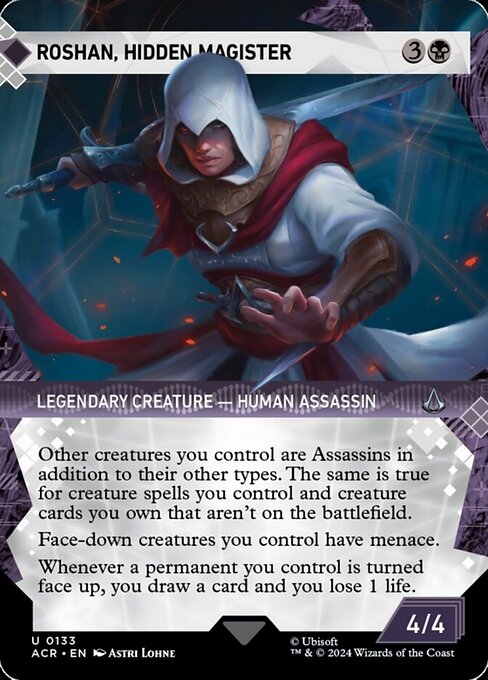 Roshan, Hidden Magister [Borderless Showcase Foil]