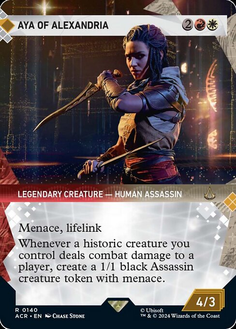 Aya of Alexandria [Borderless Showcase Foil]