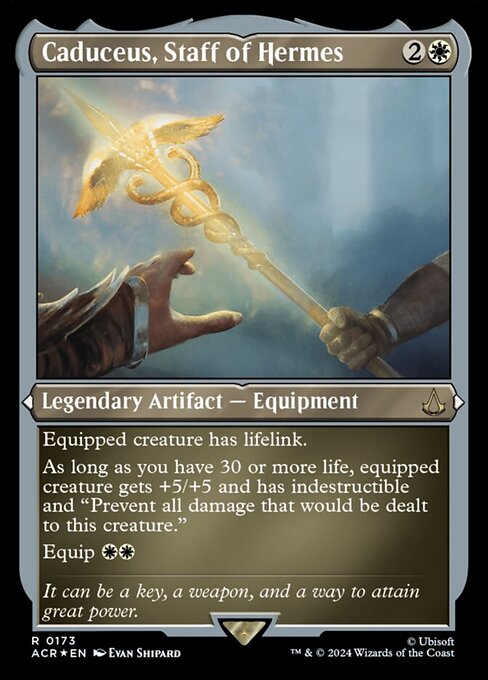 Caduceus, Staff of Hermes [Etched Foil]