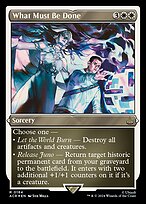 What Must Be Done [Etched Foil]