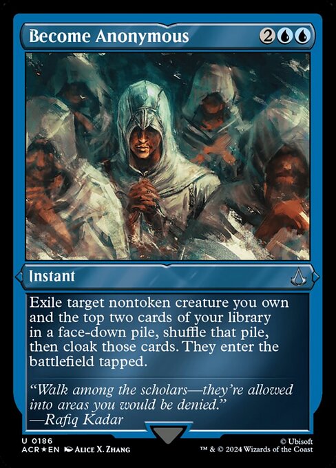 Become Anonymous [Etched Foil]