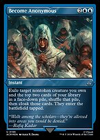 Become Anonymous [Etched Foil]