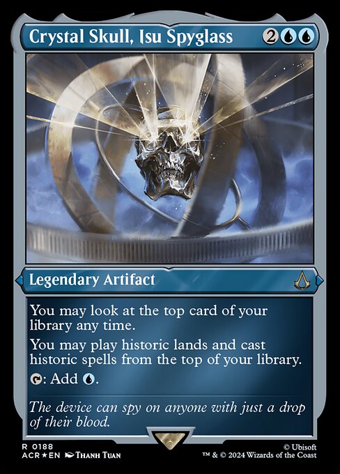 Crystal Skull, Isu Spyglass [Etched Foil]