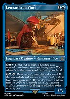 Leonardo da Vinci [Etched Foil]