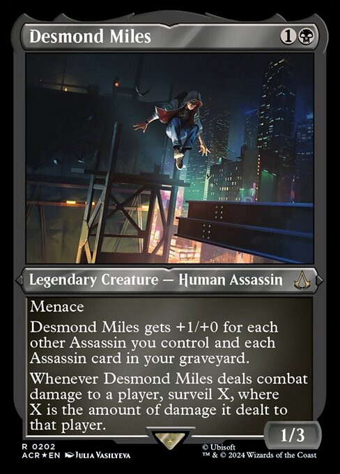 Desmond Miles [Etched Foil]