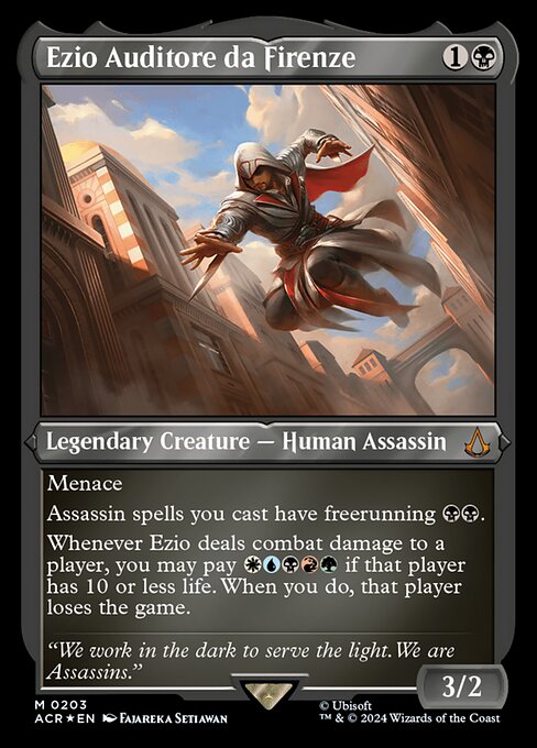 Ezio Auditore da Firenze [Etched Foil]