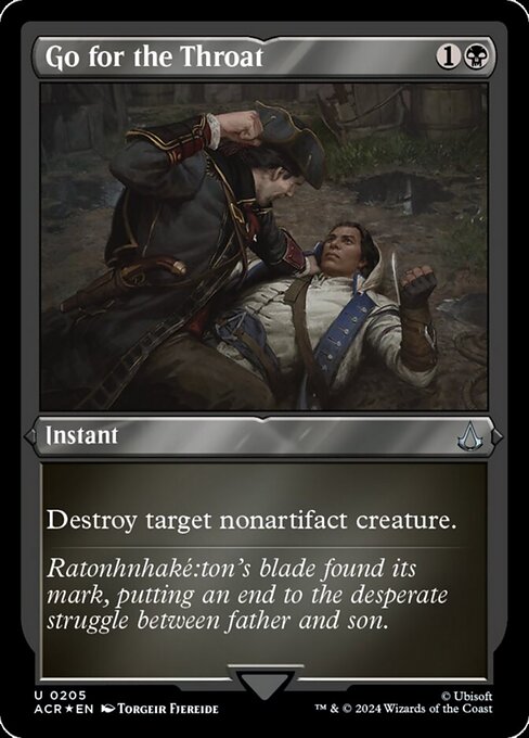 Go for the Throat [Etched Foil]