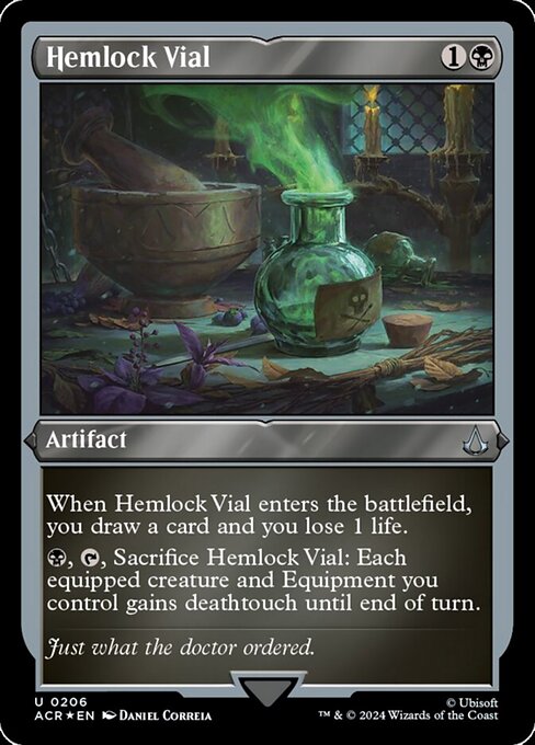 Hemlock Vial [Etched Foil]