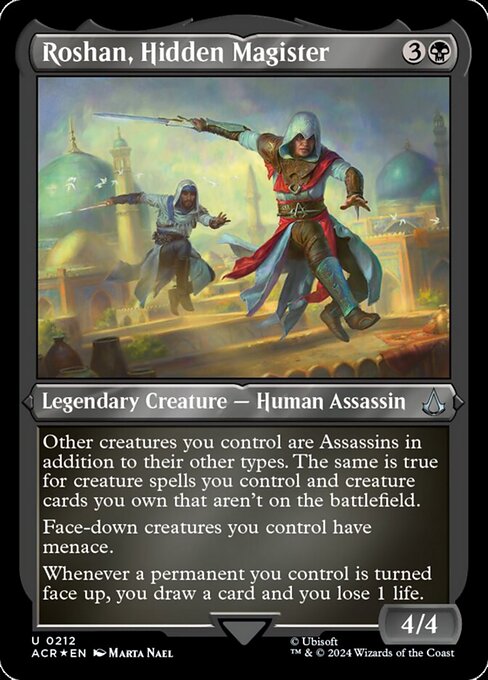 Roshan, Hidden Magister [Etched Foil]