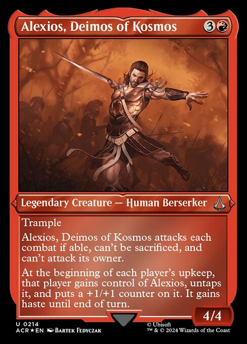 Alexios, Deimos of Kosmos [Etched Foil]