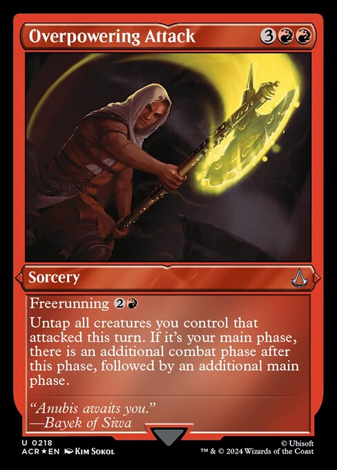 Overpowering Attack [Etched Foil]