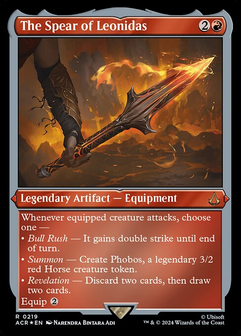 The Spear of Leonidas [Etched Foil]