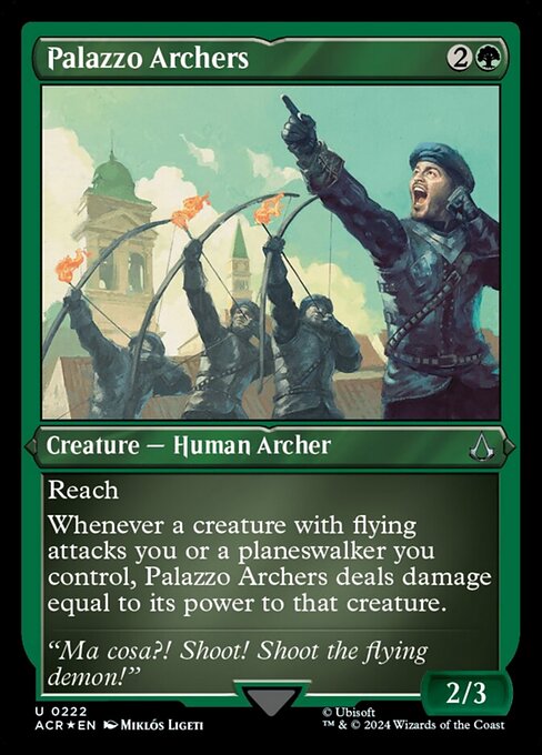 Palazzo Archers [Etched Foil]