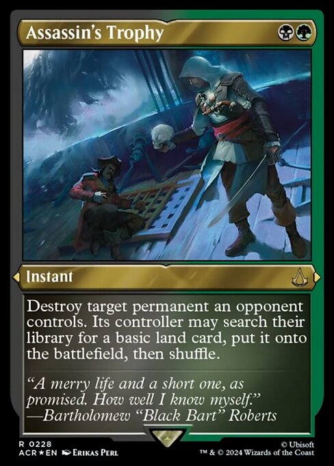 Assassin's Trophy [Etched Foil]