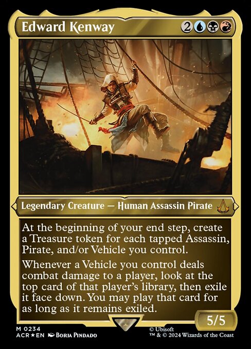 Edward Kenway [Etched Foil]