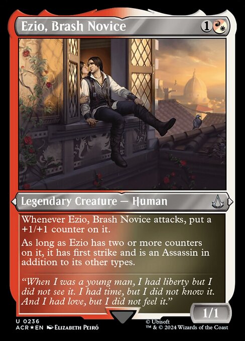 Ezio, Brash Novice [Etched Foil]