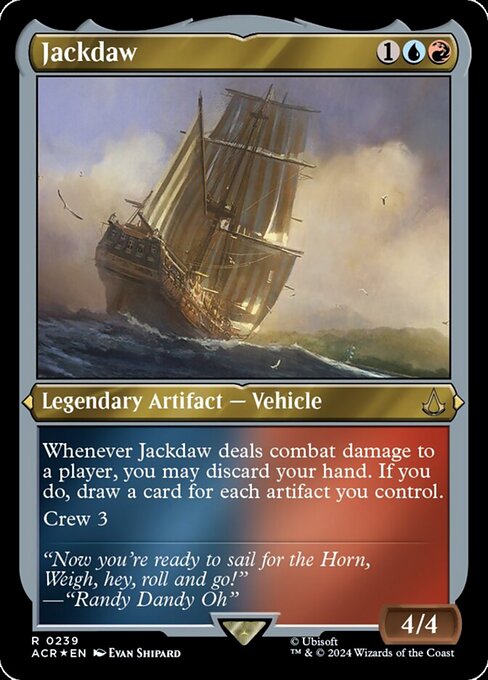 Jackdaw [Etched Foil]