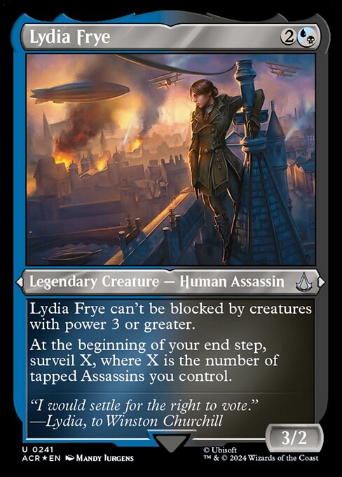 Lydia Frye [Etched Foil]
