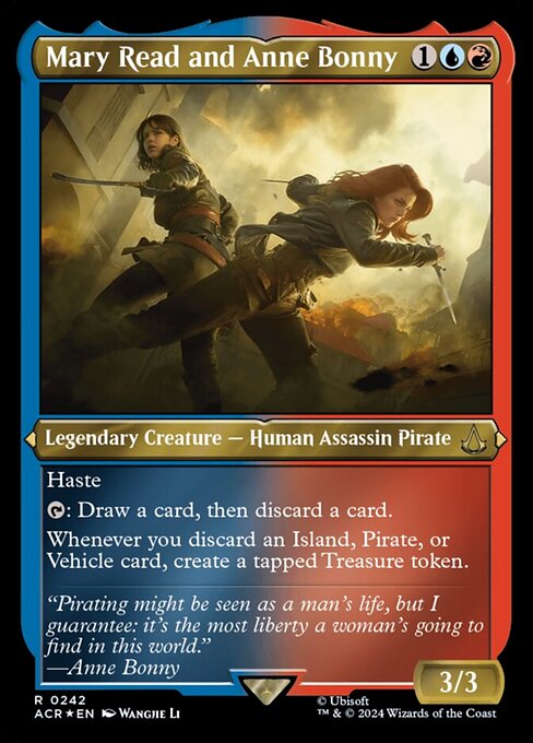 Mary Read and Anne Bonny [Etched Foil]