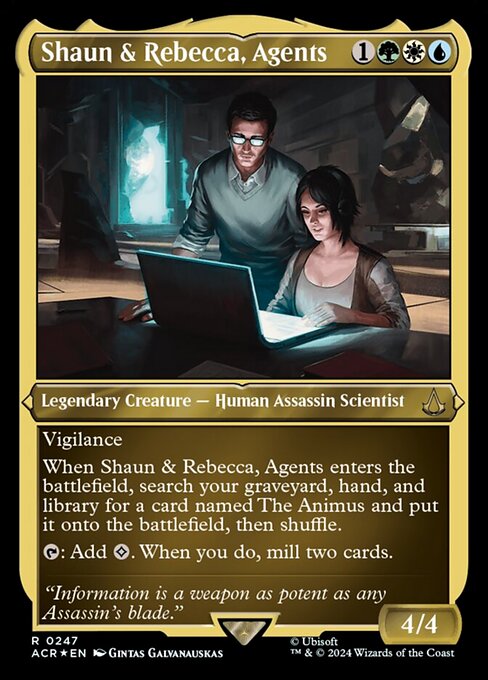 Shaun & Rebecca, Agents [Etched Foil]