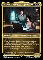 Shaun & Rebecca, Agents [Etched Foil]