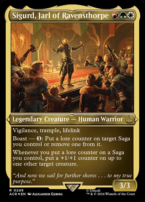 Sigurd, Jarl of Ravensthorpe [Etched Foil]