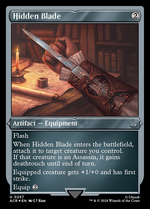 Hidden Blade [Etched Foil]