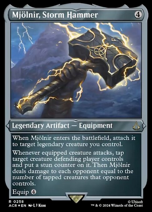 Mjölnir, Storm Hammer [Etched Foil]