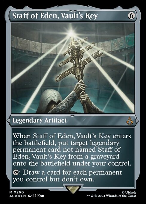 Staff of Eden, Vault's Key [Etched Foil]