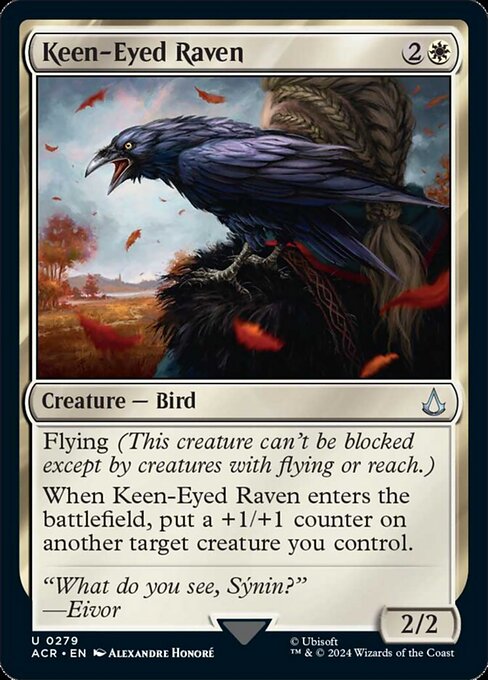 Keen-Eyed Raven [Foil]