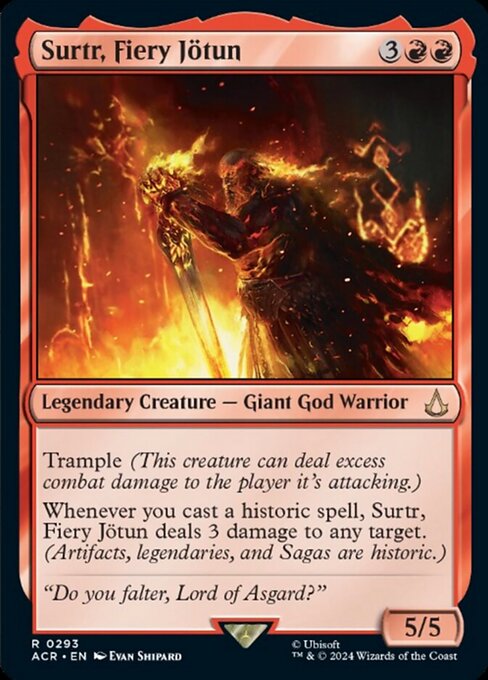 Surtr, Fiery Jötun [Foil]