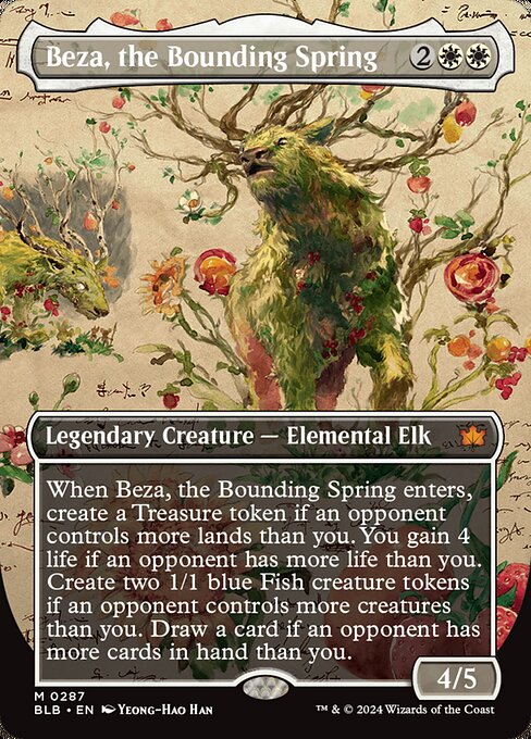 Beza, the Bounding Spring [Borderless Foil]